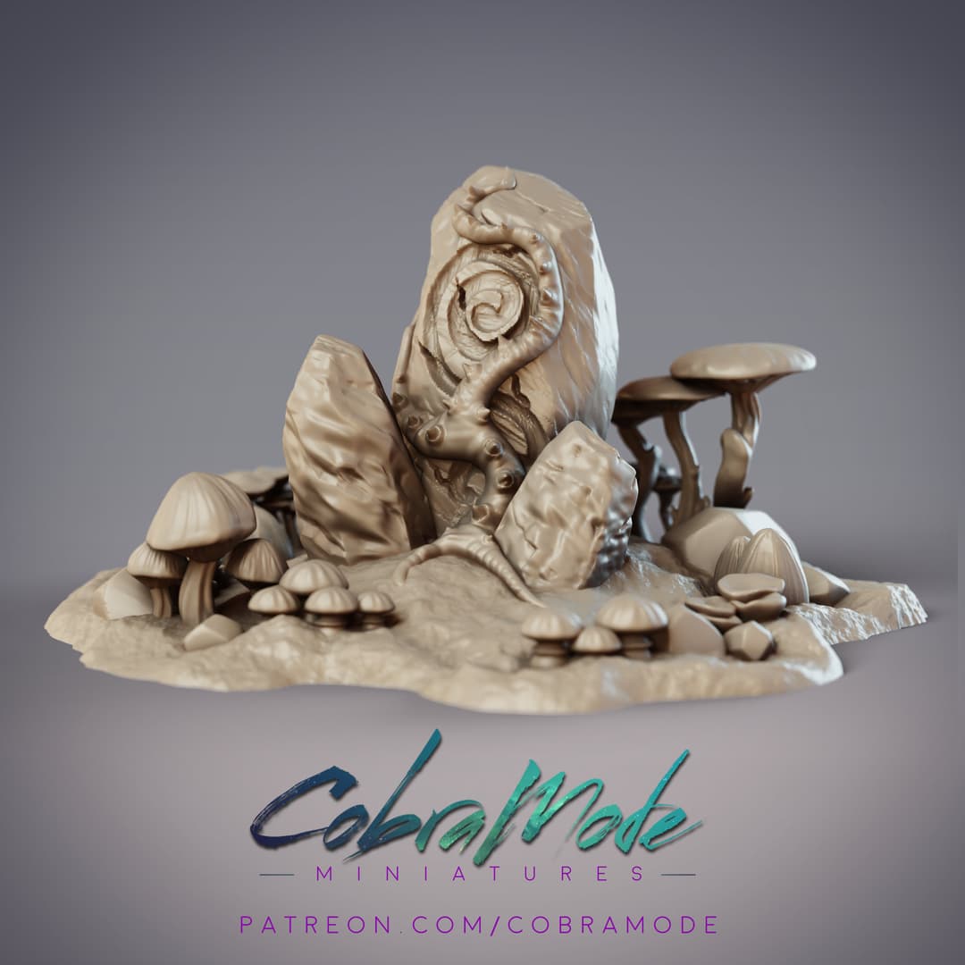 Druid Circle Plop Terrain (Supportless)