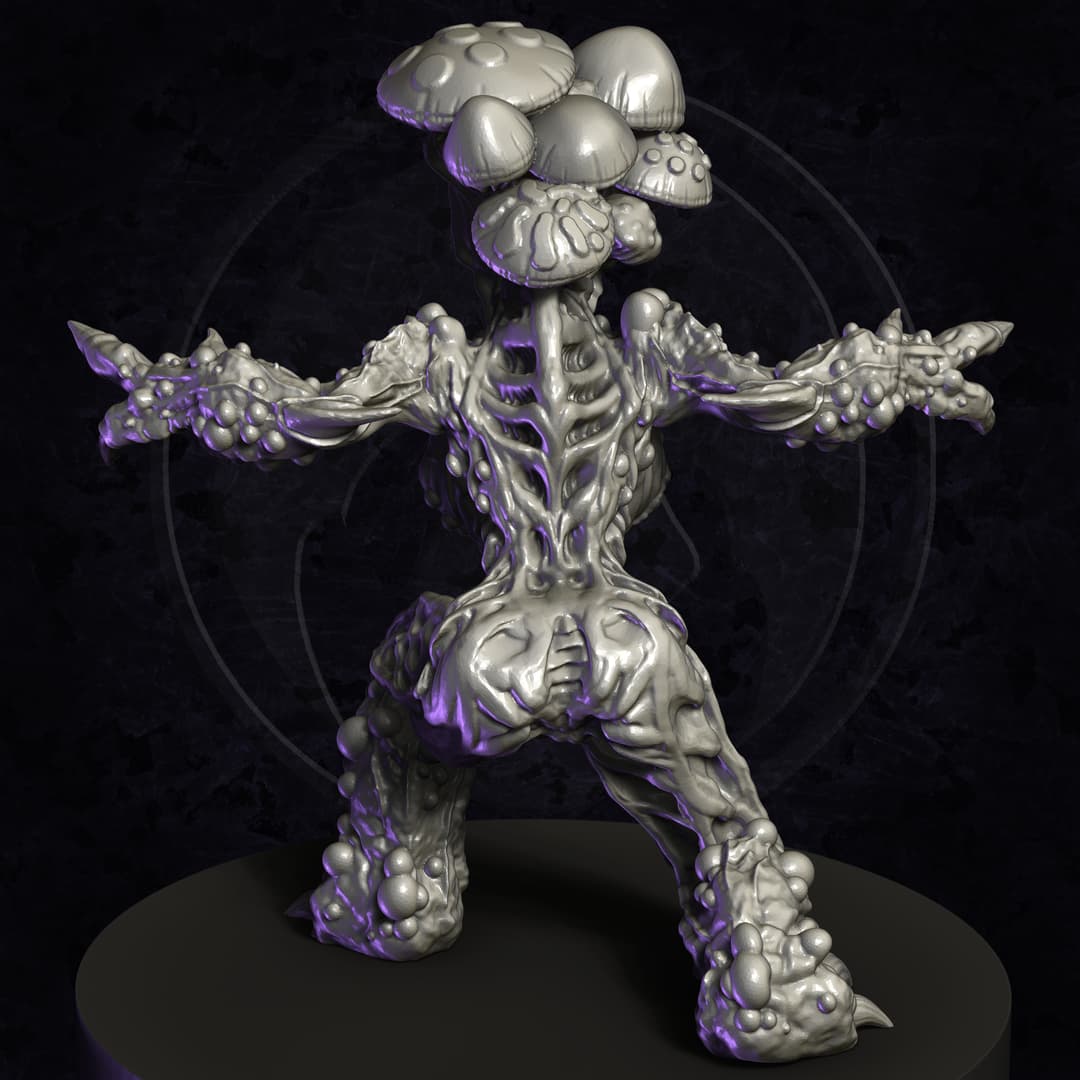 FUNGAL VAMPIRE SPAWN: Female Pose 2 - Fungal Vampire Minions
