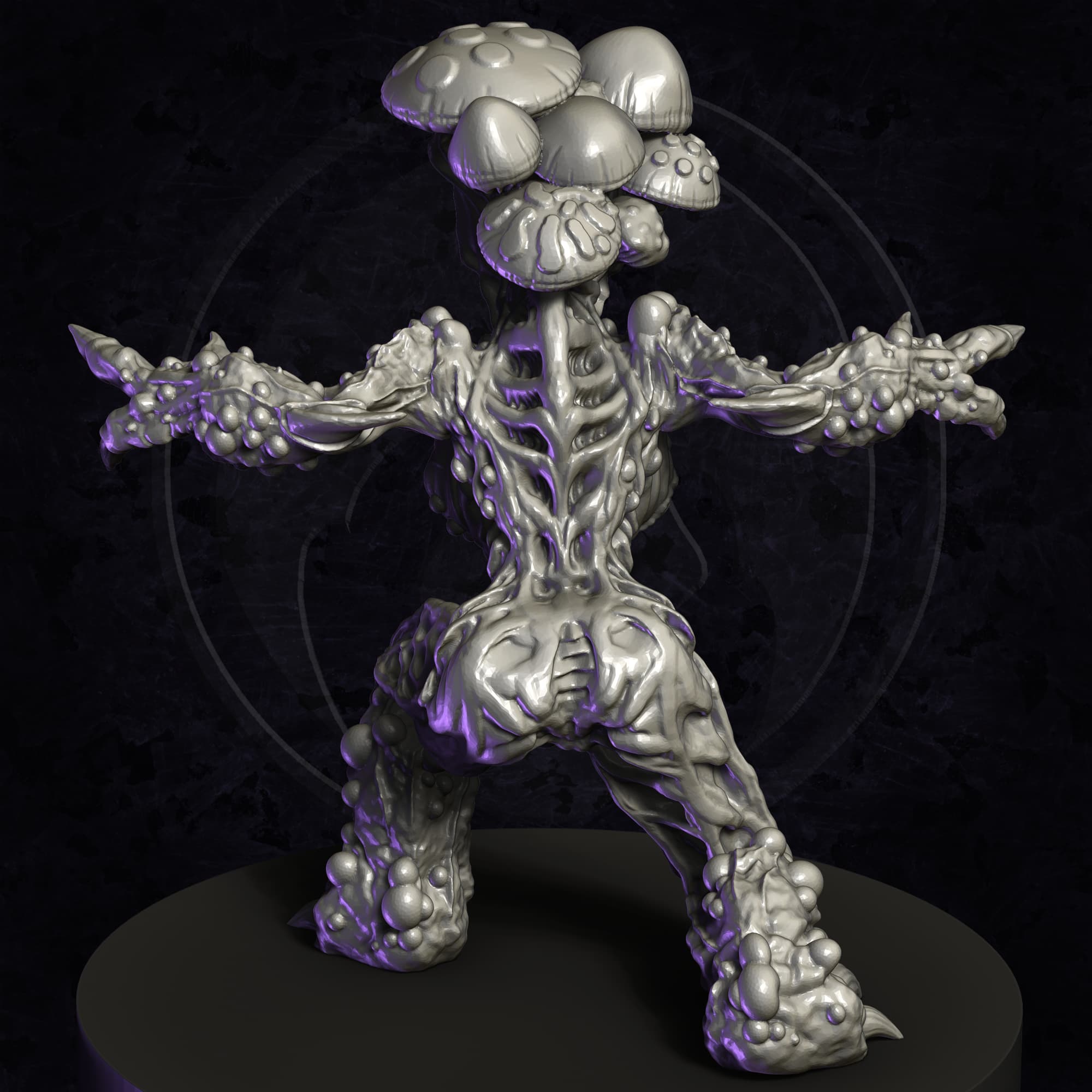 FUNGAL VAMPIRE SPAWN: Female Pose 2 - Fungal Vampire Minions