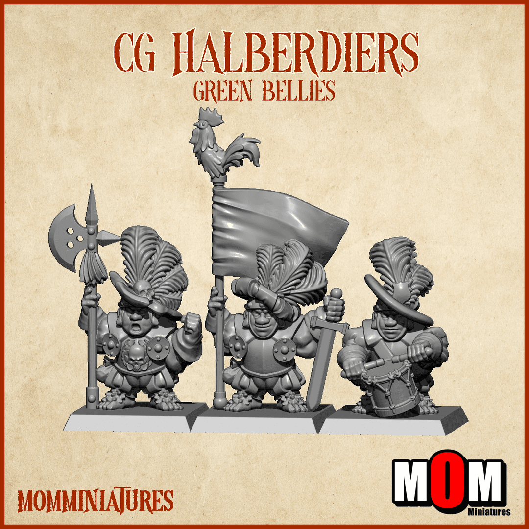 CG Halberdiers (Green Bellies)