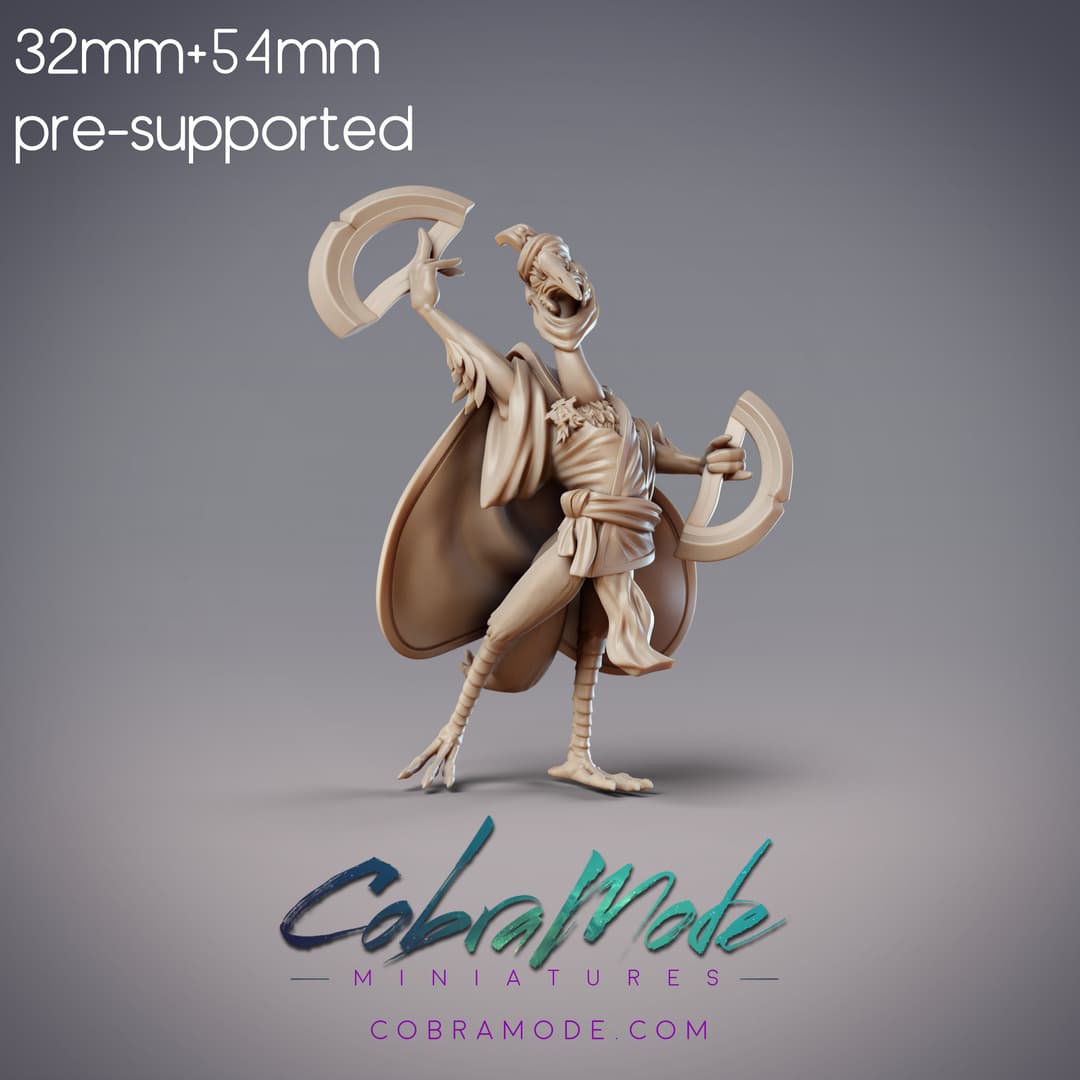 Cranefolk QianXia, Feixian Warrior (Pre-supported)