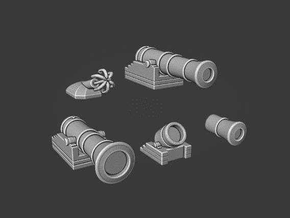 Gaslands Piratical Weapon Set