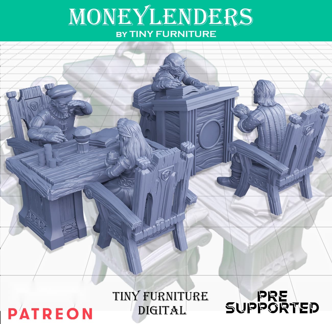 Moneylenders (SITTING FOLKS)