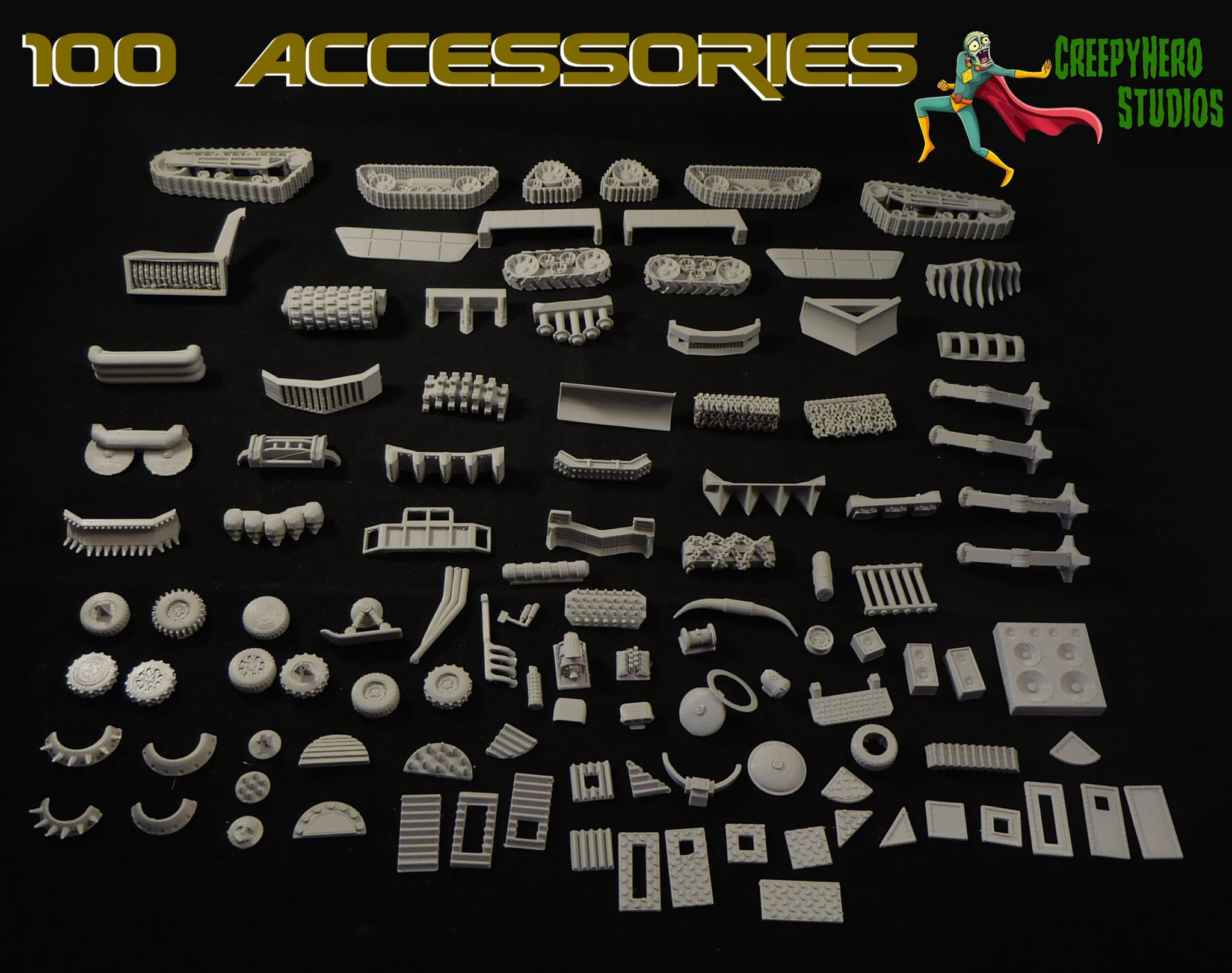 Gaslands 100 Accessories with Stretch Goals