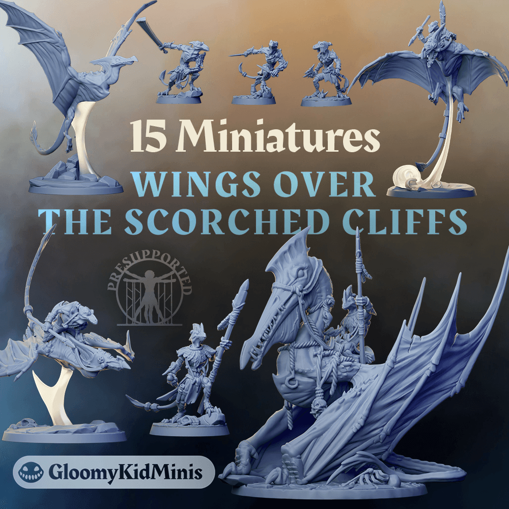 Wasteland Encounters. Wings over the Scorched Cliffs
