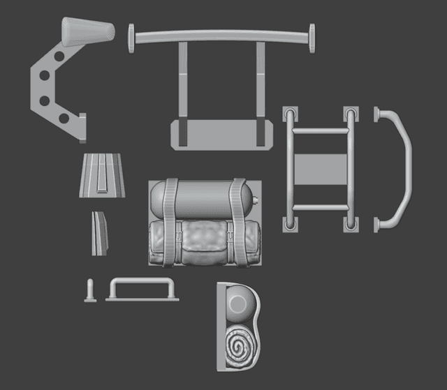 Gaslands Mixed Accessories Set