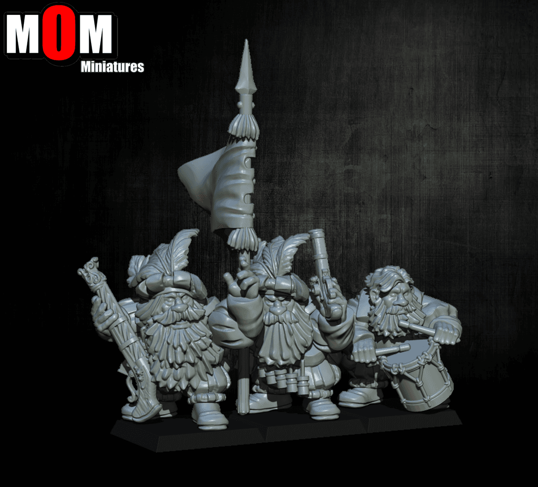 CG Imperial Dwarf arquebusiers