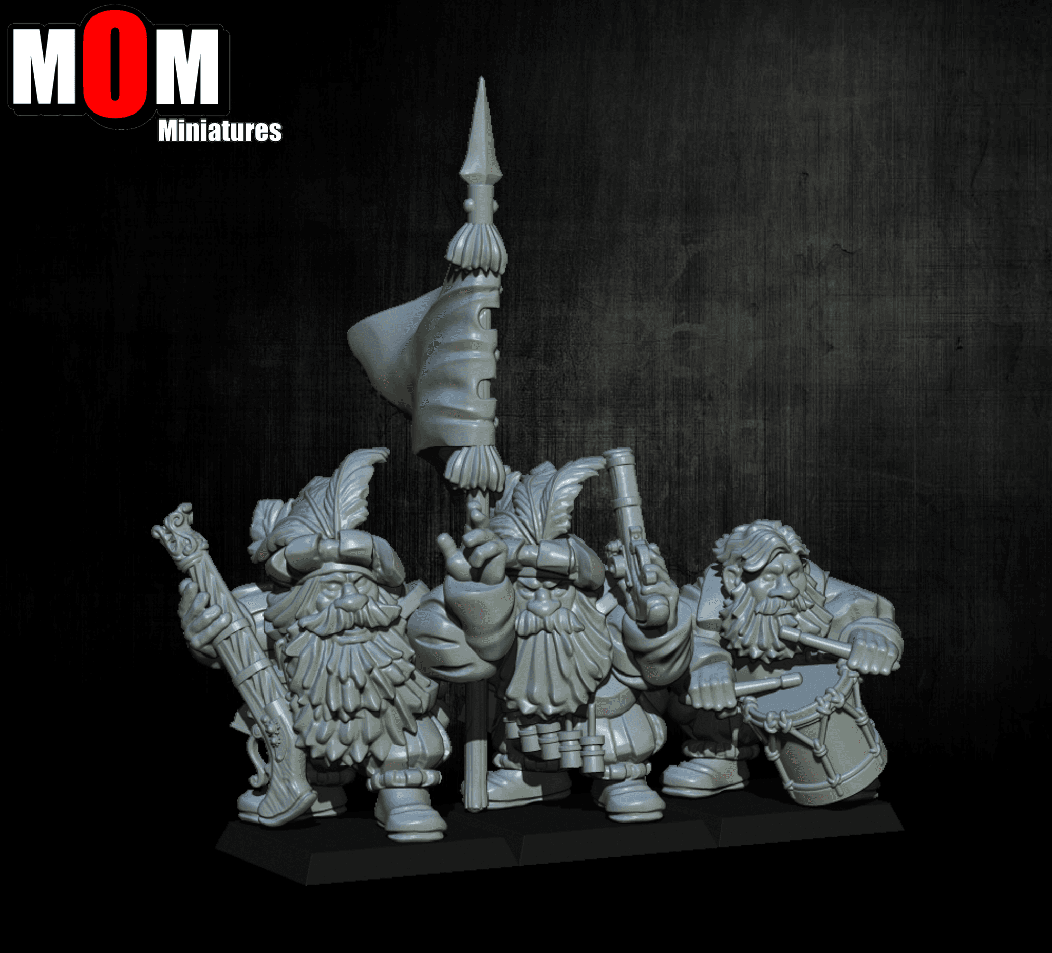 CG Imperial Dwarf arquebusiers