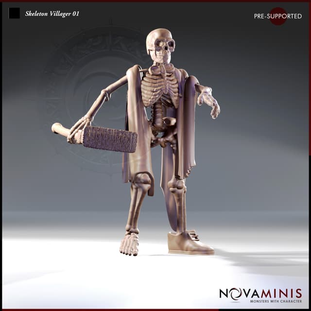 Skeleton Villager 01