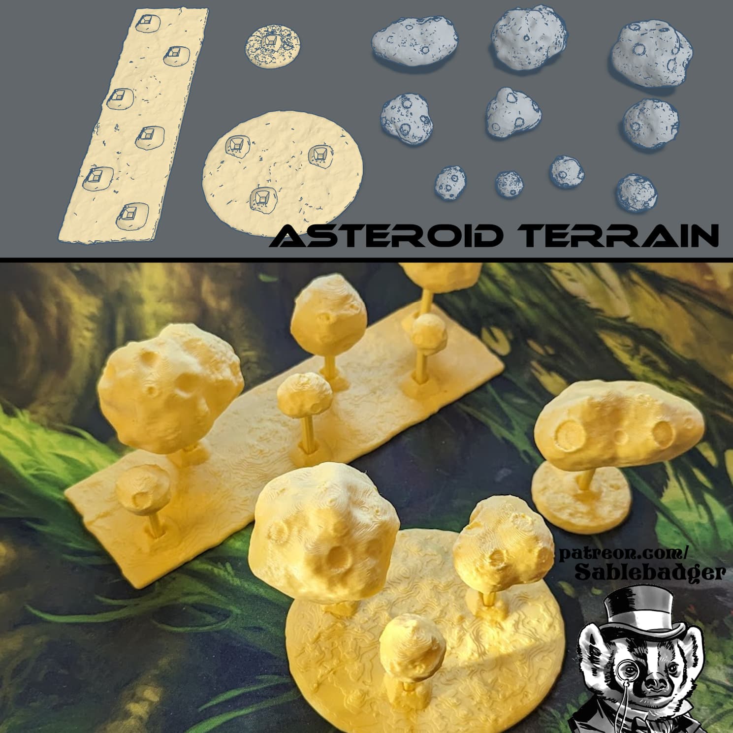 Asteroids Space Terrain