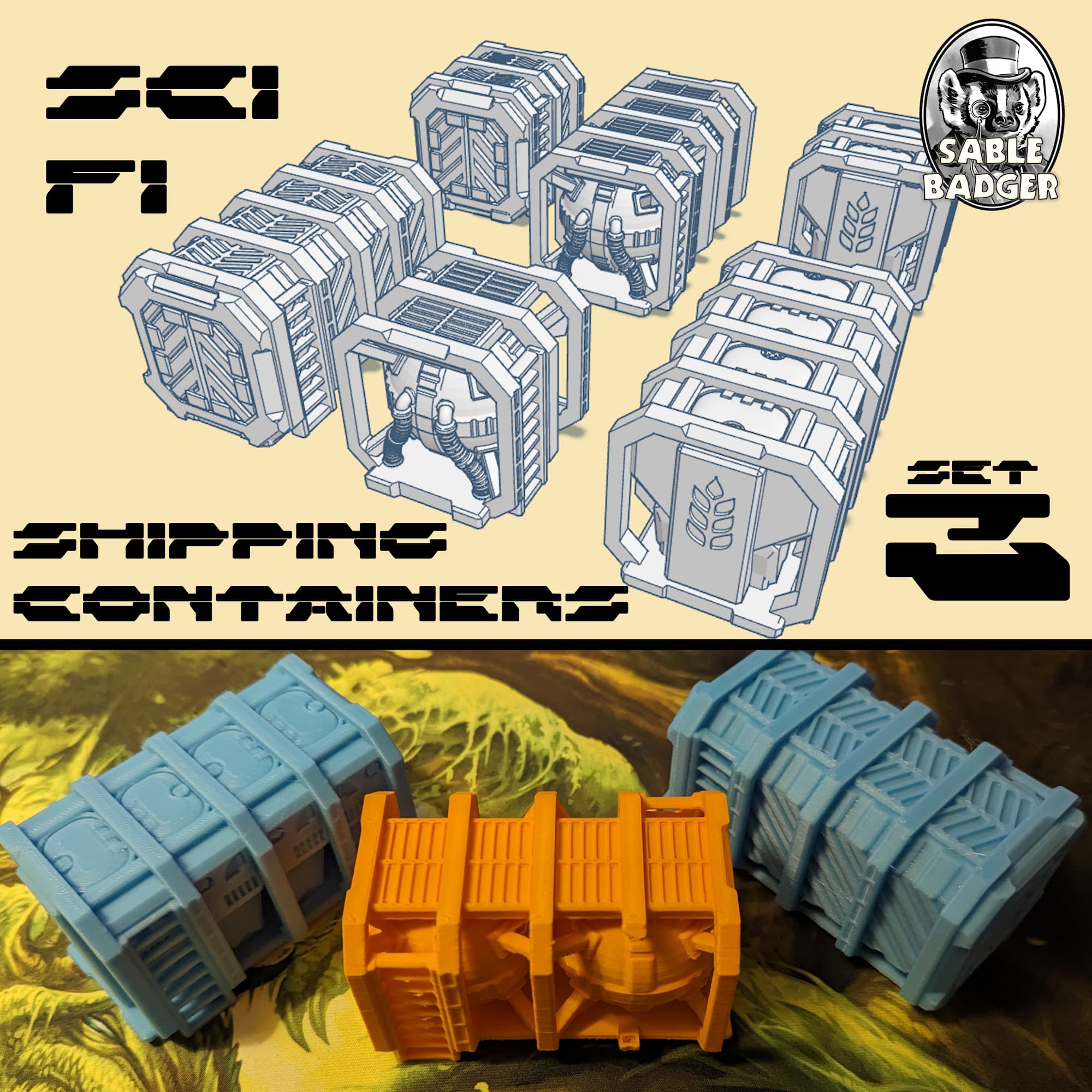 Sector 23 - Sci Fi Shipping Containers 3