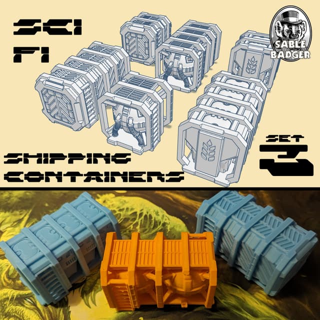 Sector 23 - Sci Fi Shipping Containers 3