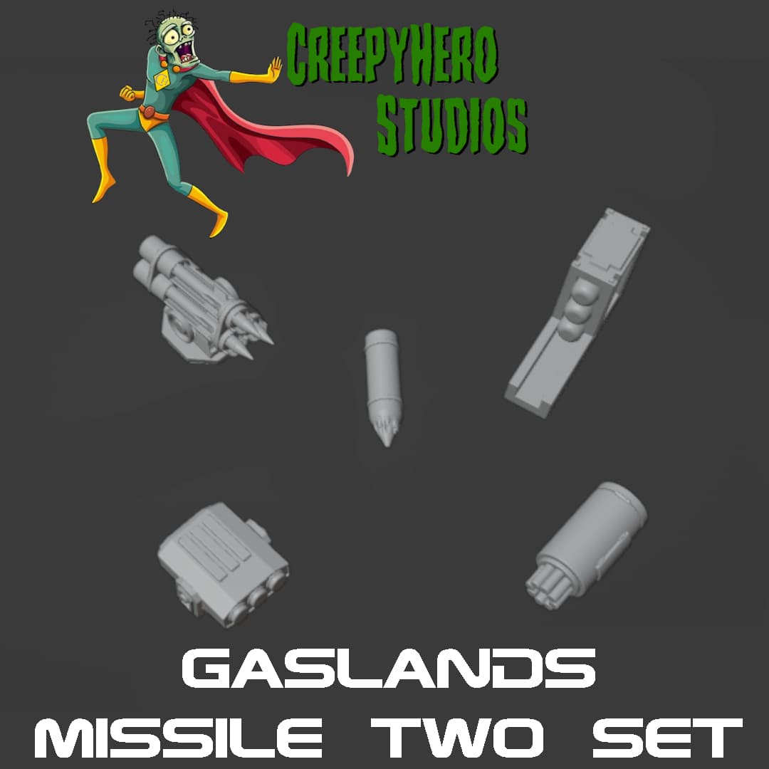 Gaslands Missile Two Set