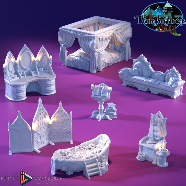 The Lord's Quarters Furnishings Set