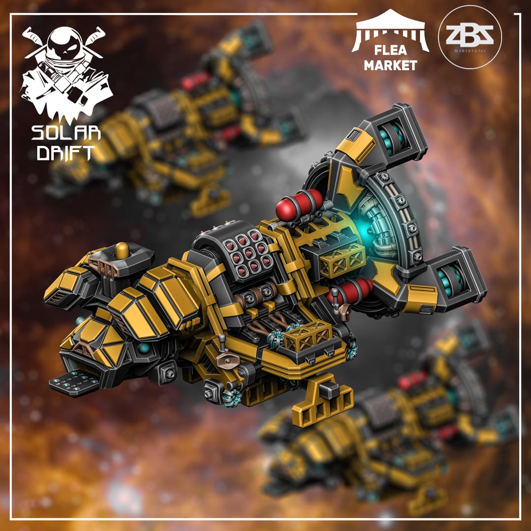 Solar Drifters - Salvagers Battlecruiser (Solar Drift)