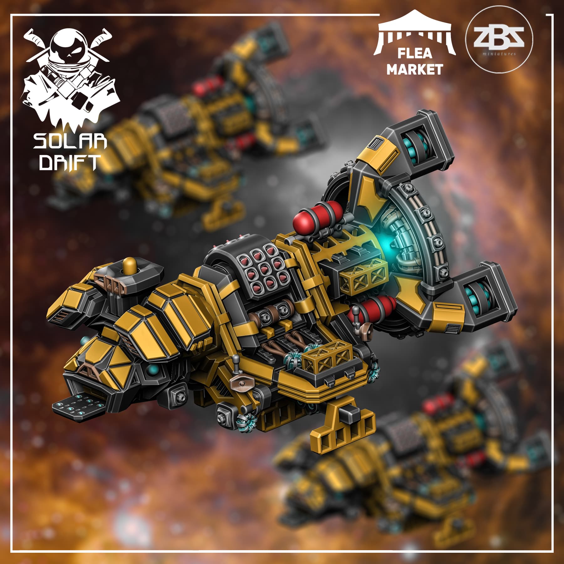 Solar Drifters - Salvagers Battlecruiser (Solar Drift)