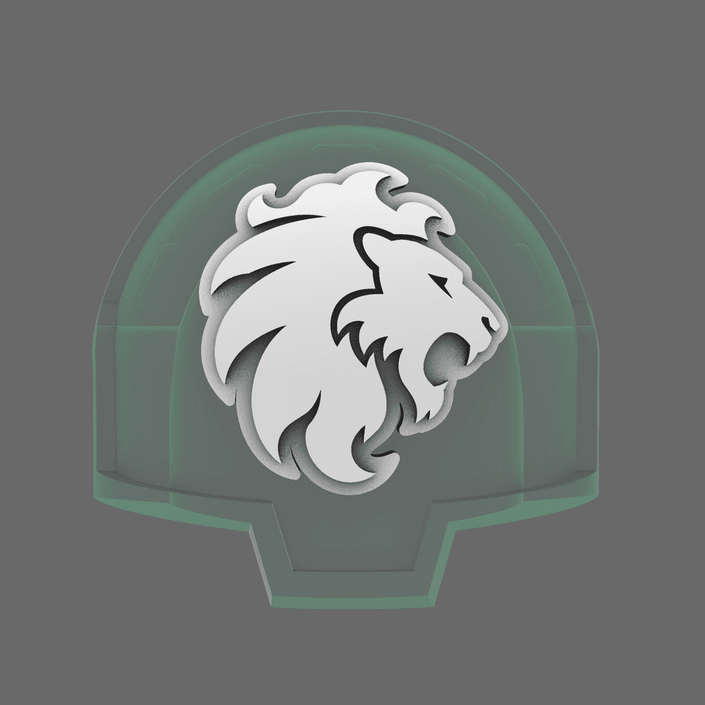 Lion Spirit Knights DV04 Shoulder Symbols RIGHT