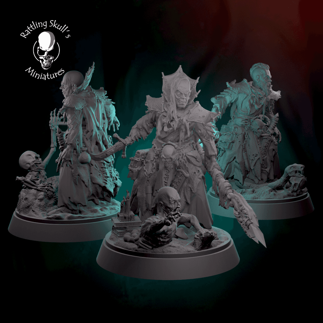 Customizable Necromancer STL supported