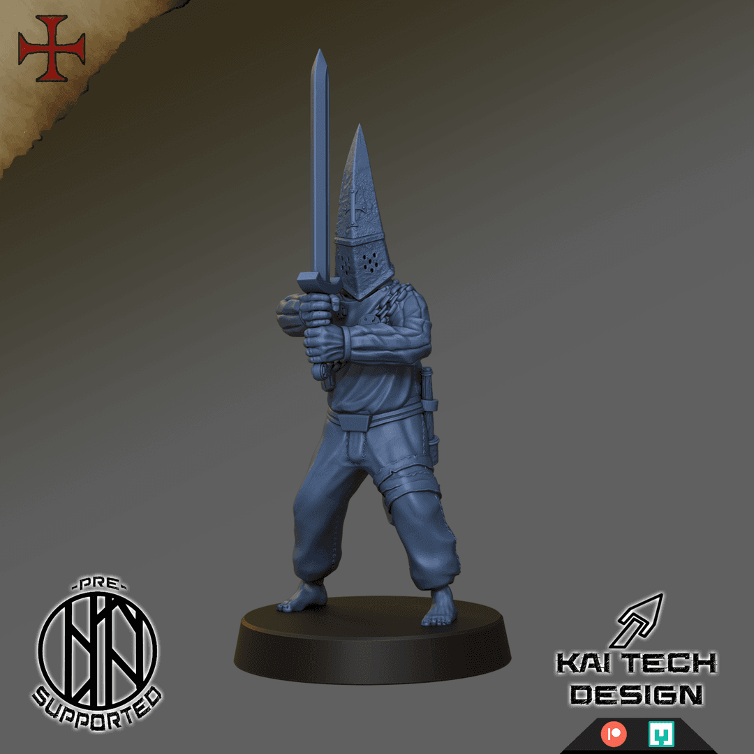Devoted Cultists - Soldier 5, sword