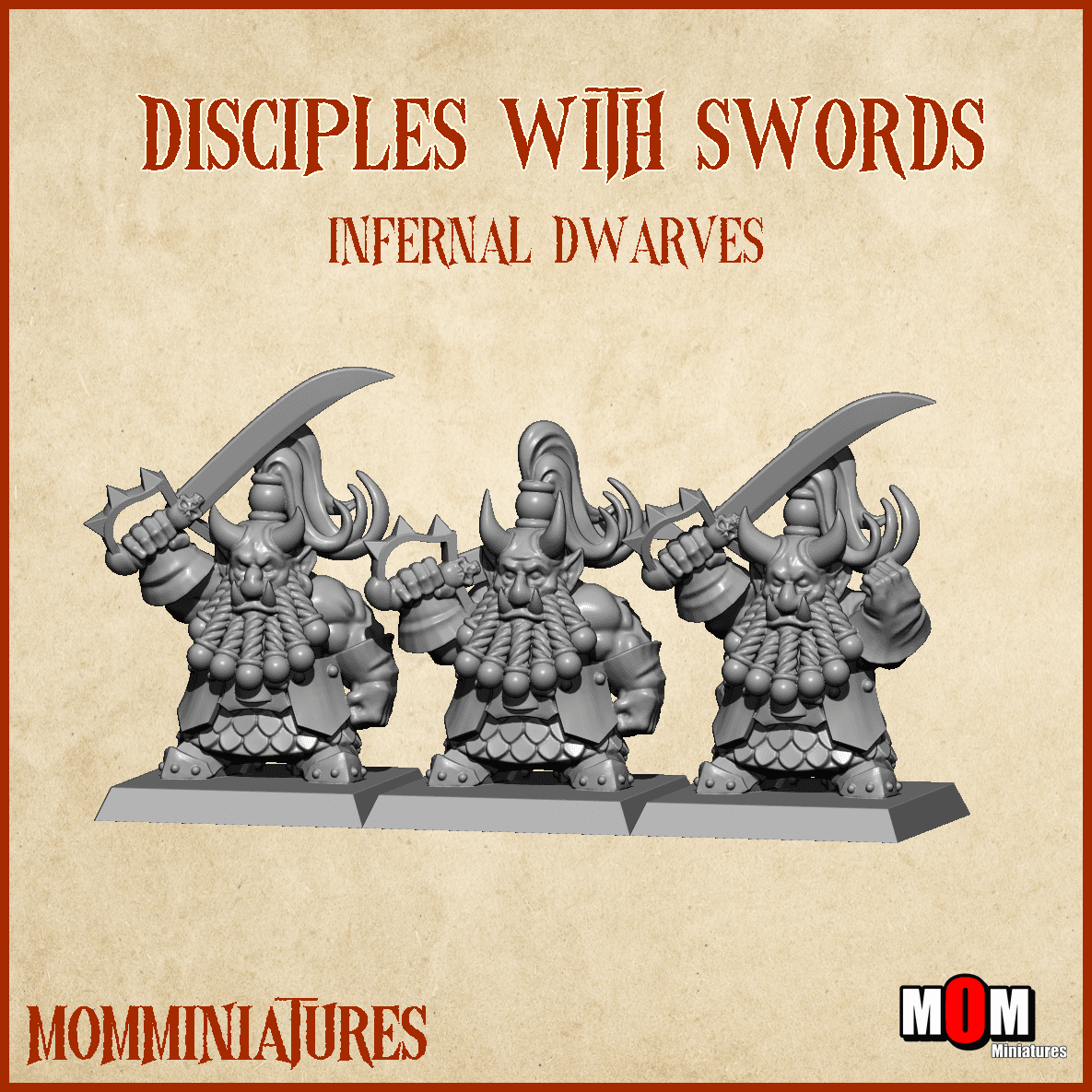 Disciples with Swords (Old Infernal Dwarves)