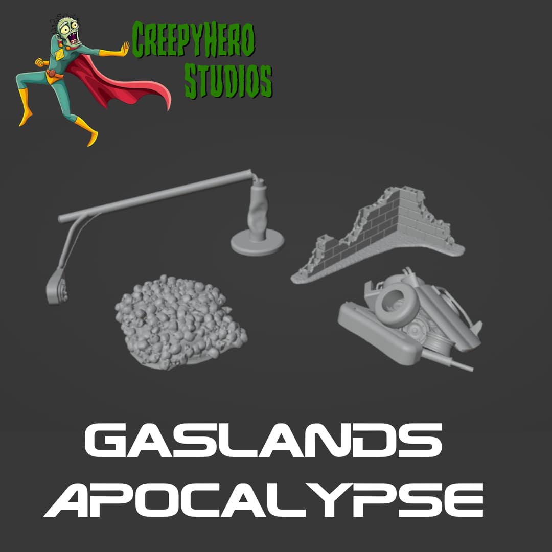 Gaslands Apocalypse Obstacle Set