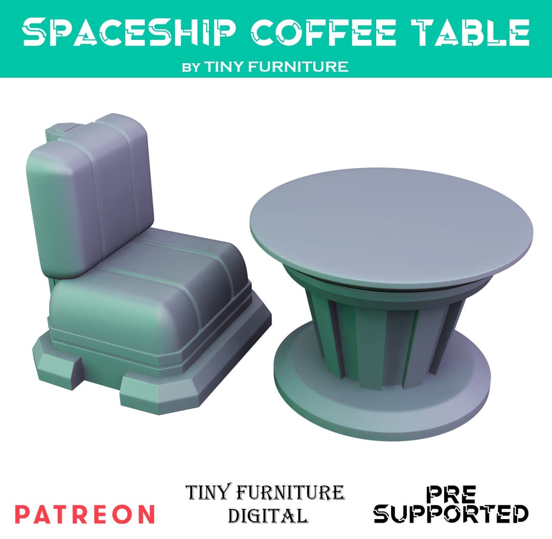 Spaceship coffee table