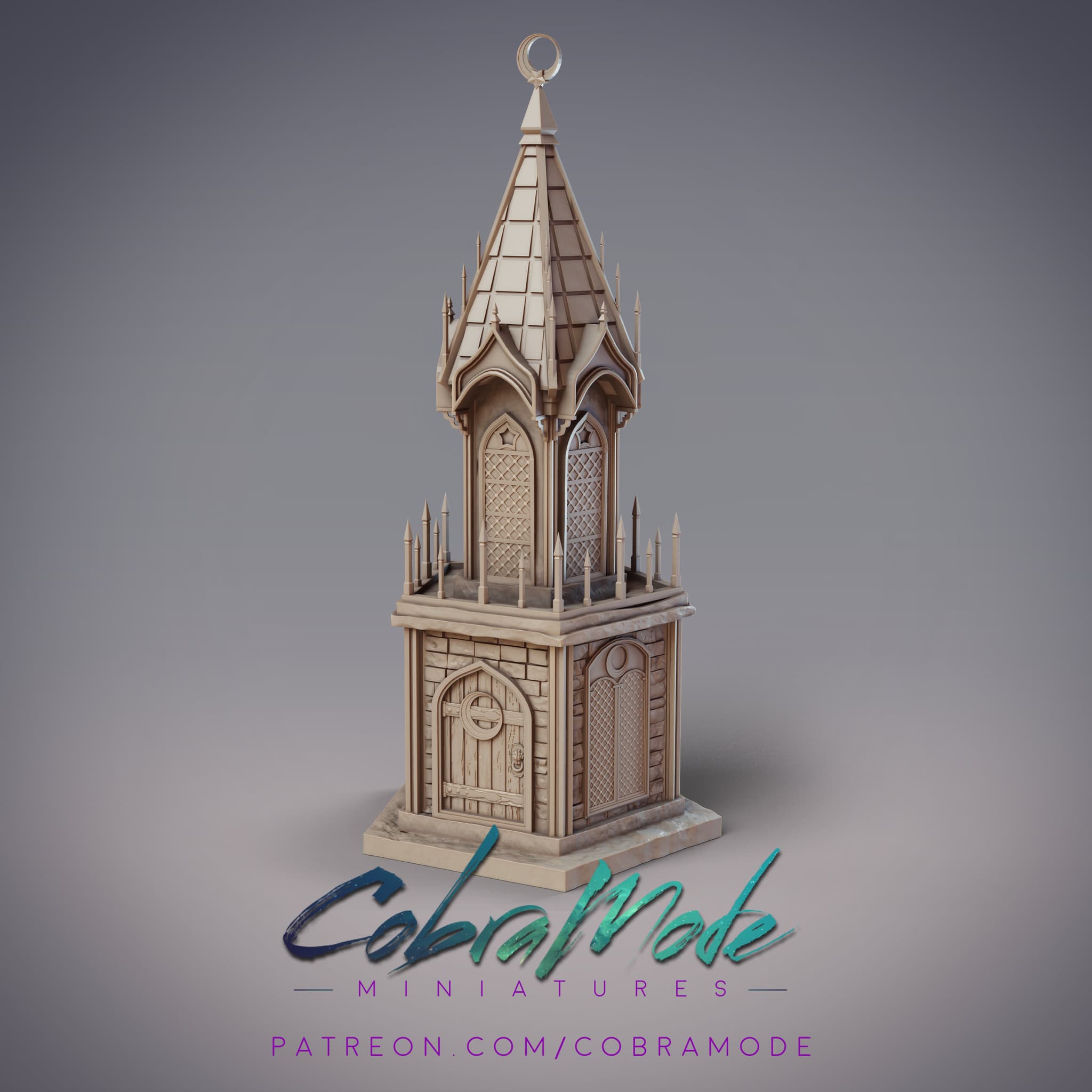 Gothic Tower Scatter Terrain (Supportless)