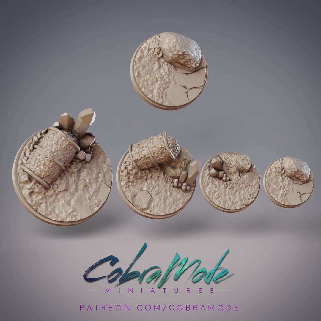 Crystal Bell Base Pack (4pcs)