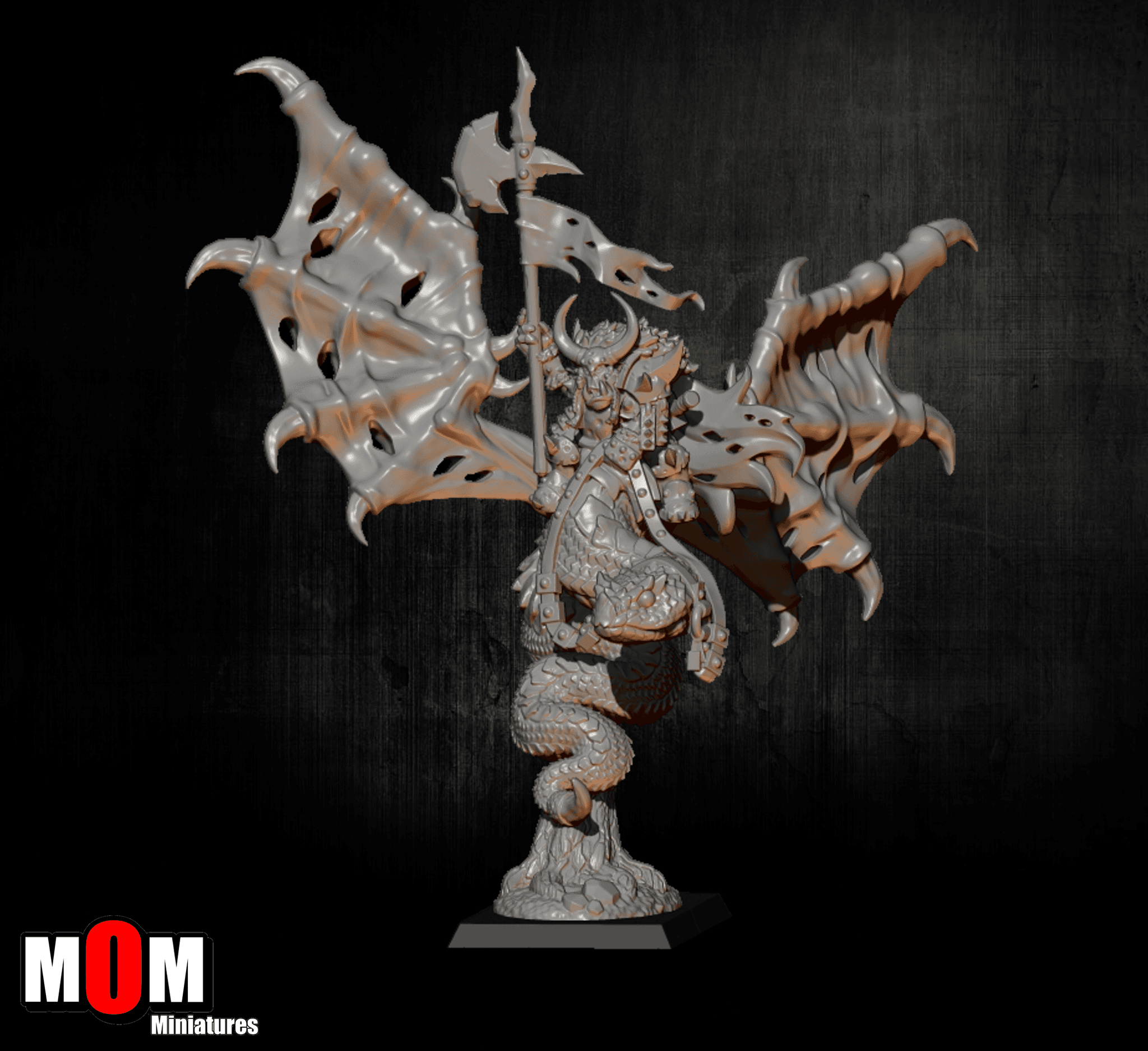 Orc Chief on Winged Serpent