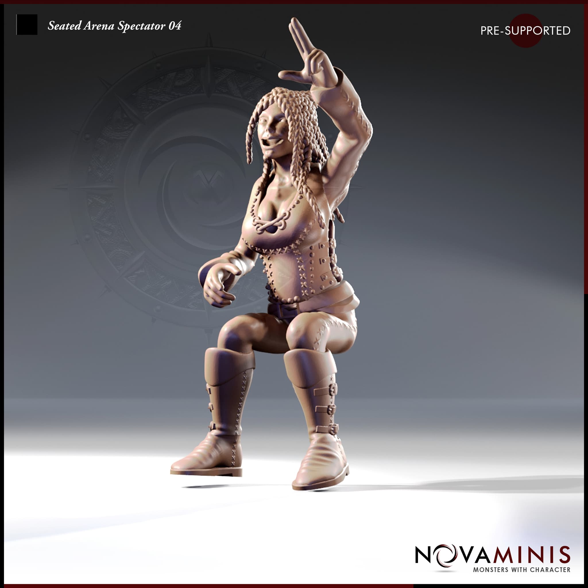 Seated Arena Spectator 04