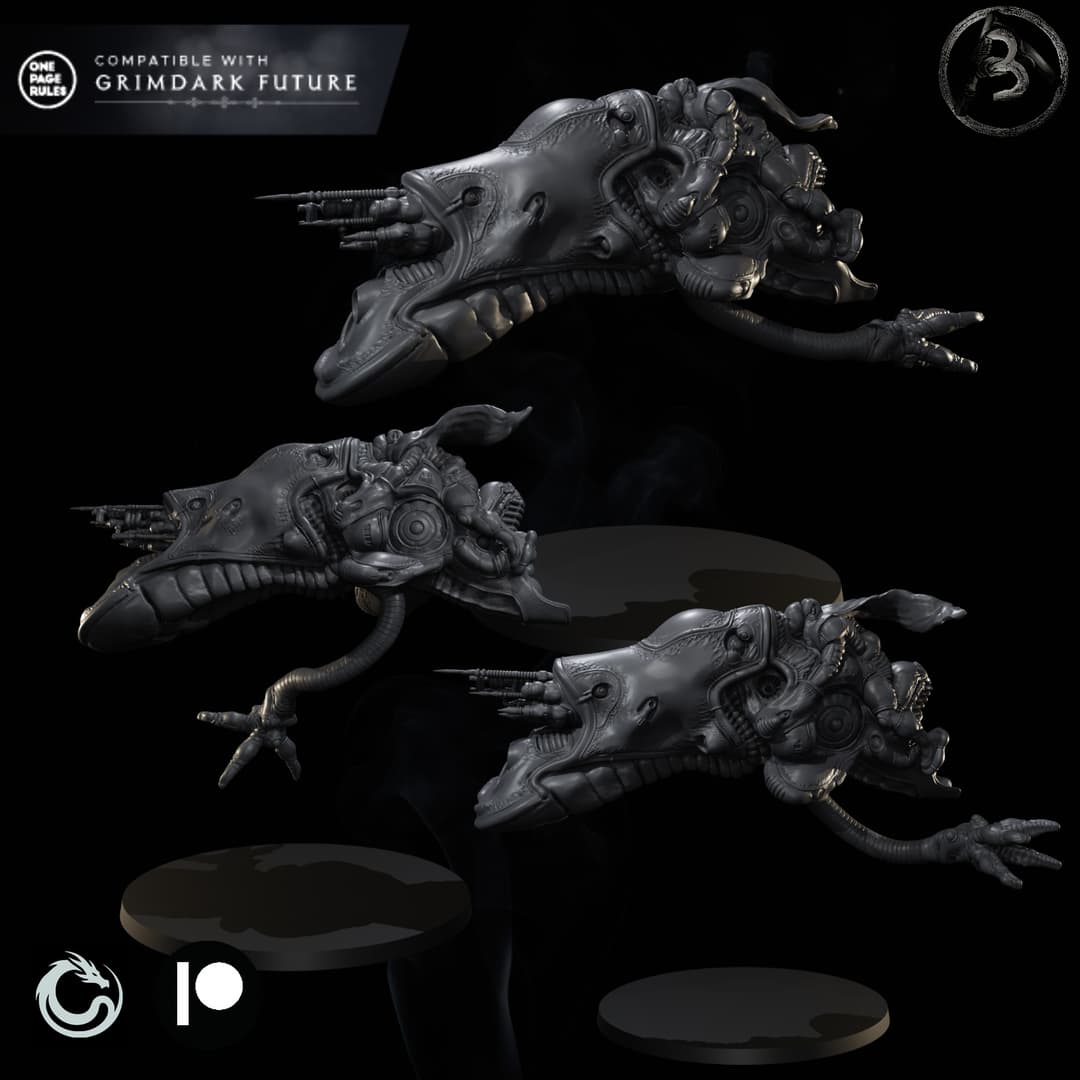 Pallid Dominion: Silphan Electronic Warfare JetBike (Ranger Edition)