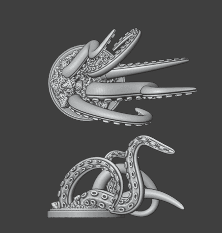 28mm Scale Tentacle Creature Four