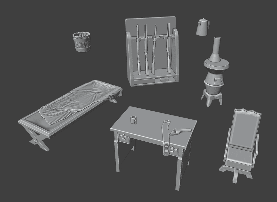 Wild West Jailhouse Furniture