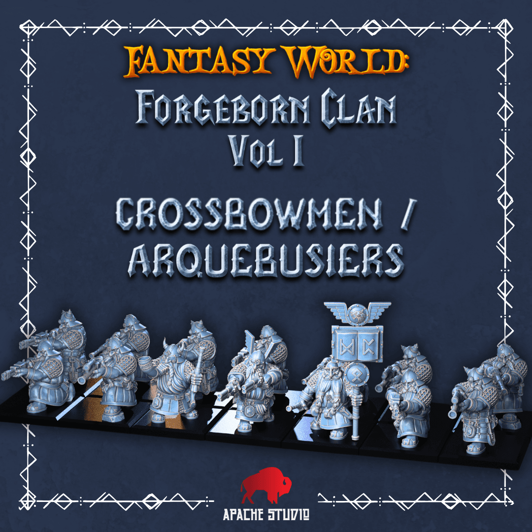 Forgeborn Clan: Crossbowmen - Arquebusiers 