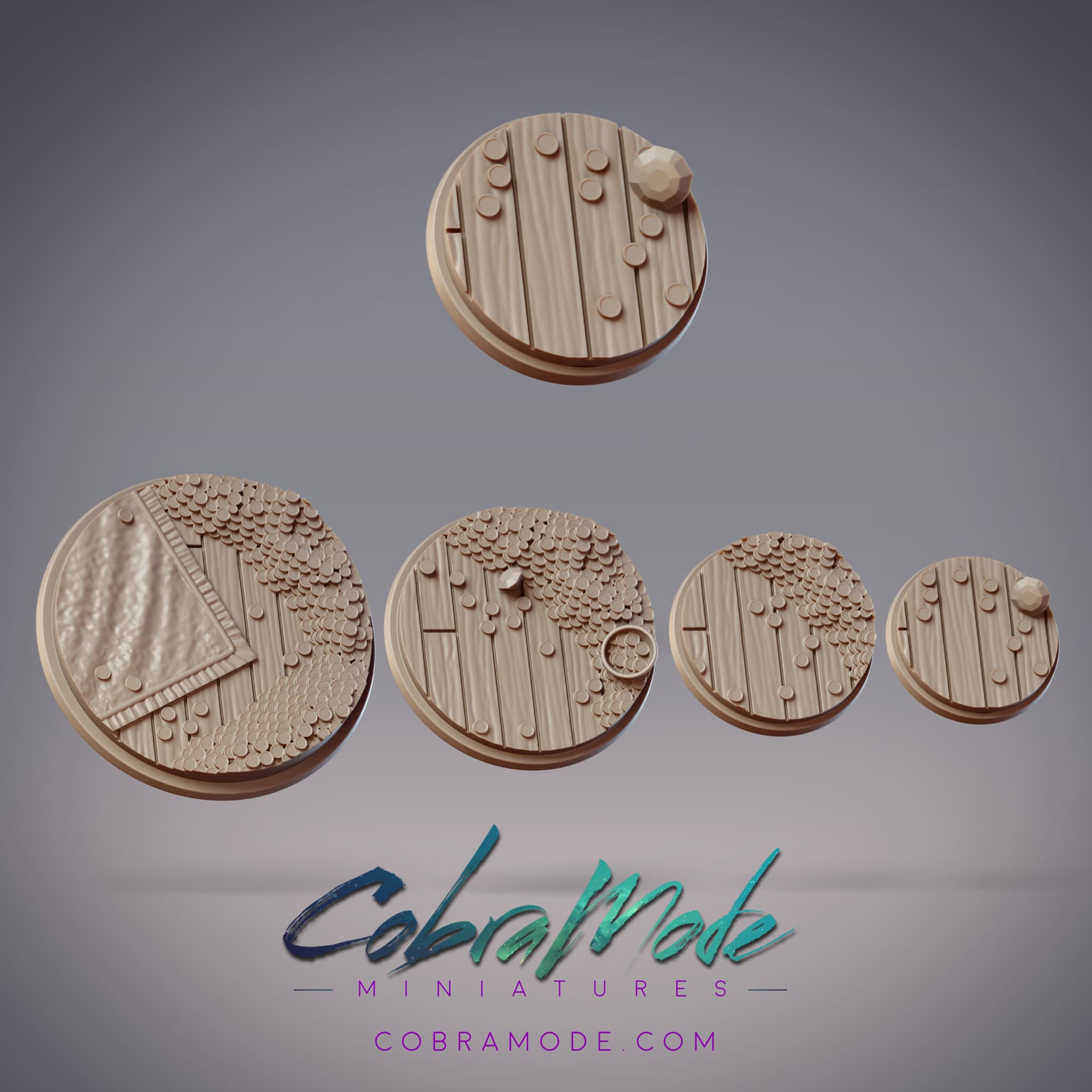 Coin Pile Base Pack (4pcs)