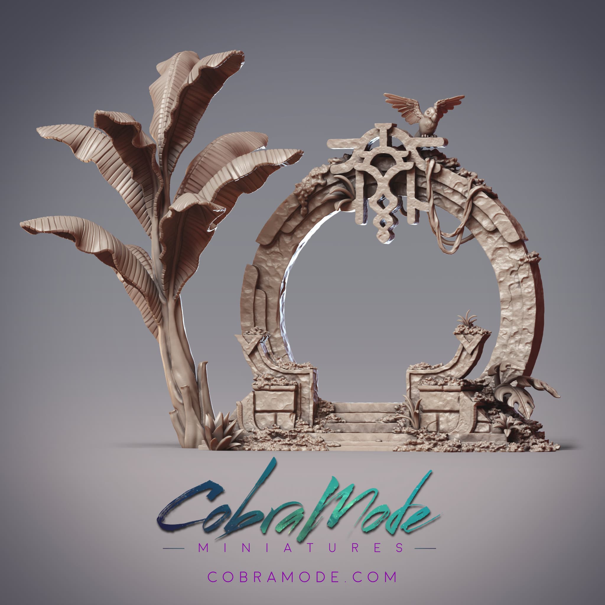 Mysterious, Ancient Portal - Realm Gate Scatter Terrain (Pre-supported)